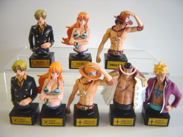 ♯icx23QjワンピースONEPIECE STATUE3フルコンプ8種-