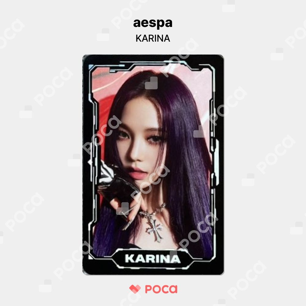 aespa カリナ トレカ Girls TRADING CARD SET 公式 トレカ