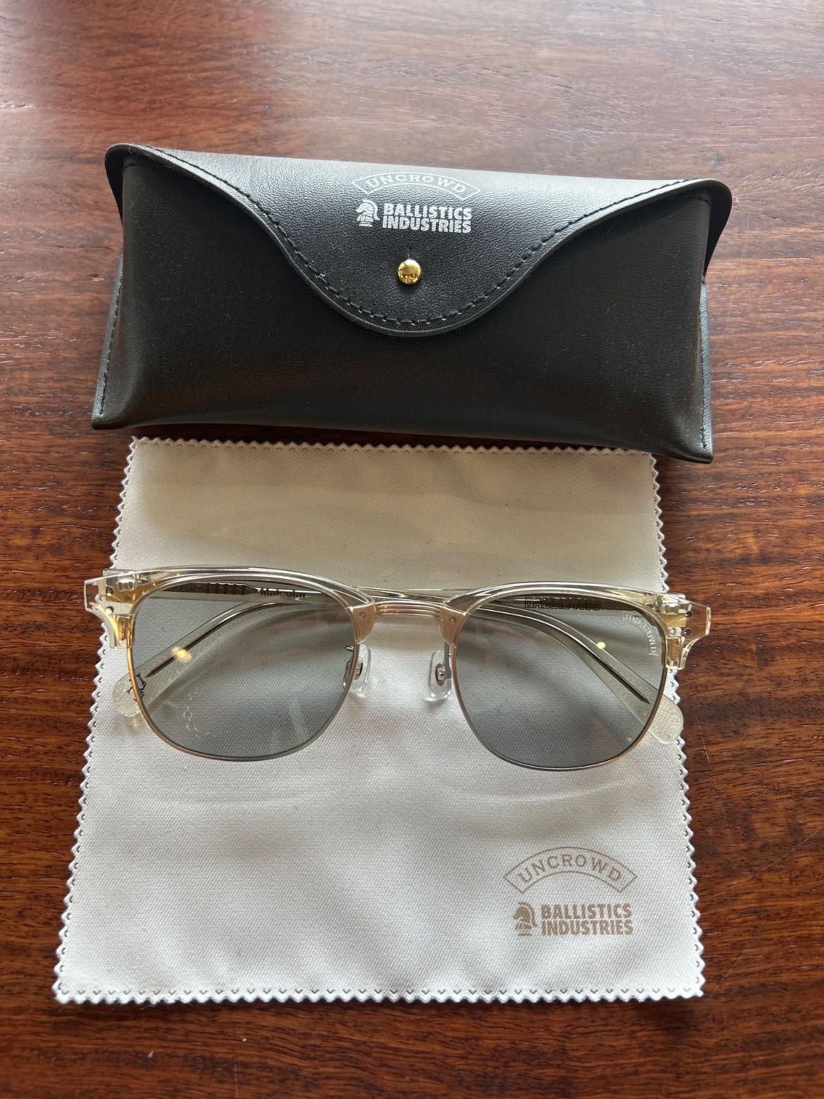 Ballistics FLIP UP GLASS CLEAR FRAME×GRAY LENS バリスティック 