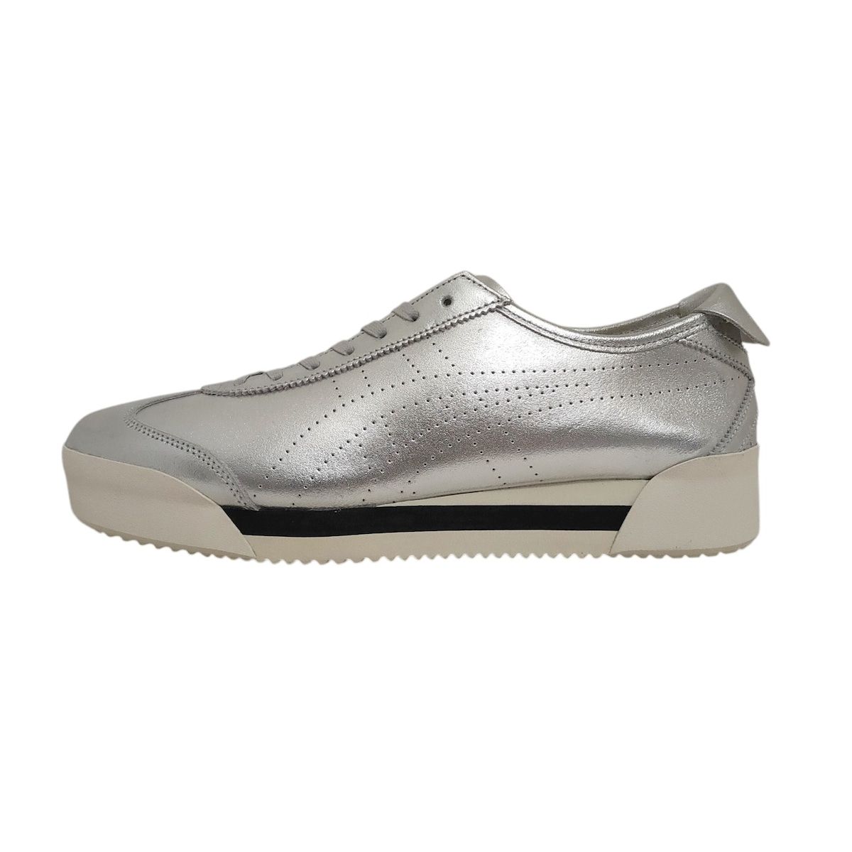 asics Onitsuka Tiger(アシックス・オニツカタイガー) スニーカー 26.5 メンズ新品同様  - シルバー レザー