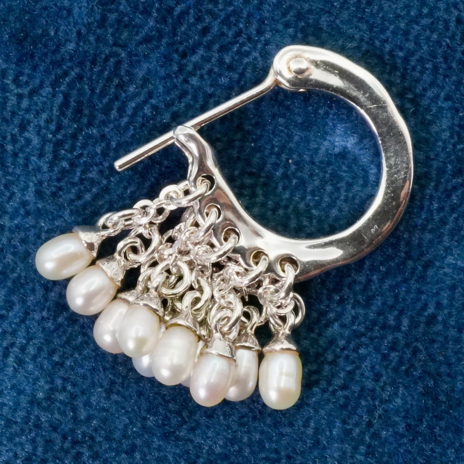 e.m. イーエム ブレフレット ピアス シルバー e.m.シルバーパール