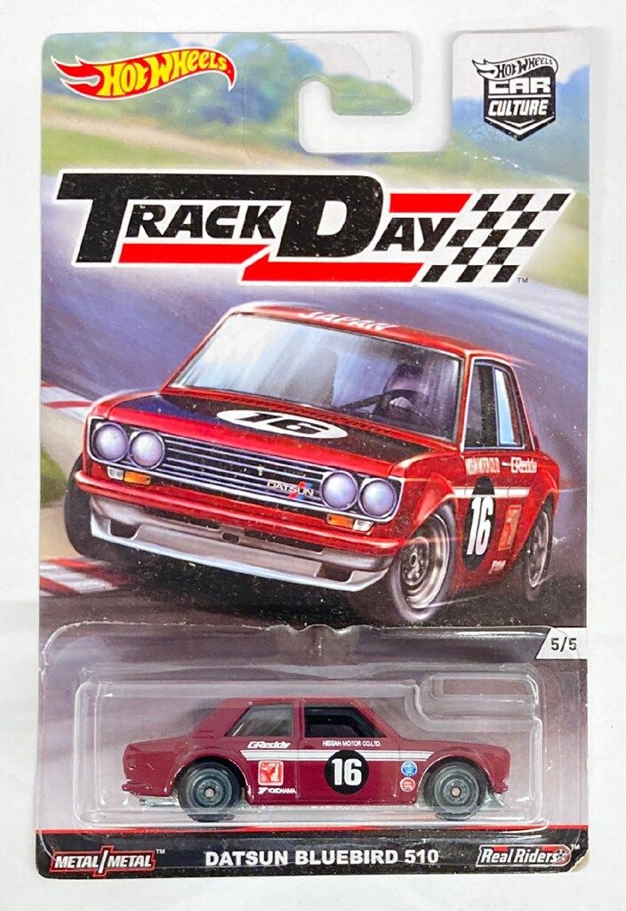 MATTEL TRACKDAY ホットウィール DATSUN BLUEBIRD510 DJF97