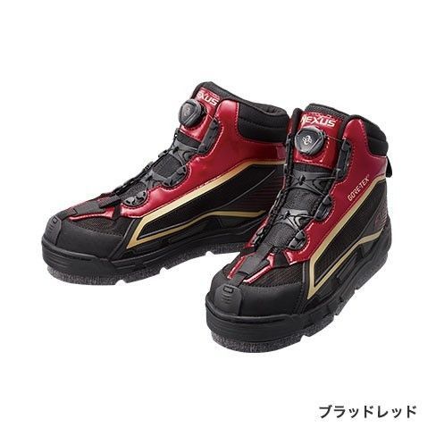 シマノ ゴアテックス フレックスラバーピンフェルトシューズ FS-176Q ファイアブラッド Boa ブラッドレッド 26.0cm shimano 釣具