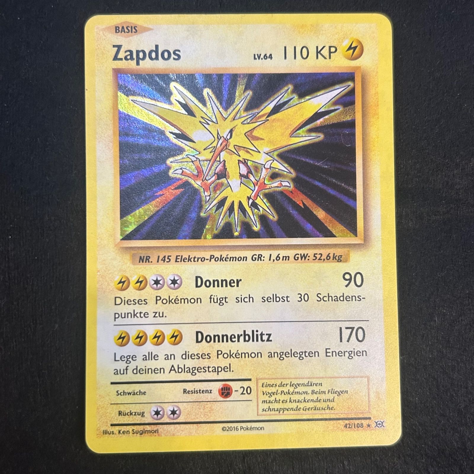 ポケモンカード⚡サンダー プロモ(海外版)英語版 即購入可能】ポケモンカード ZapdosEX サンダー 海外版 英語