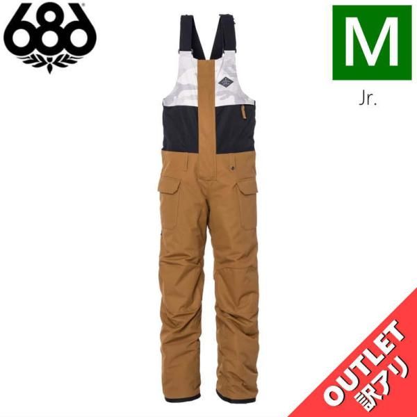 【OUTLET】 23 686 BOYS FRONTIER INSULATED BIB PNT BREEN CLRBLK Mサイズ 子供用 スノーボード パンツ PANT アウトレット