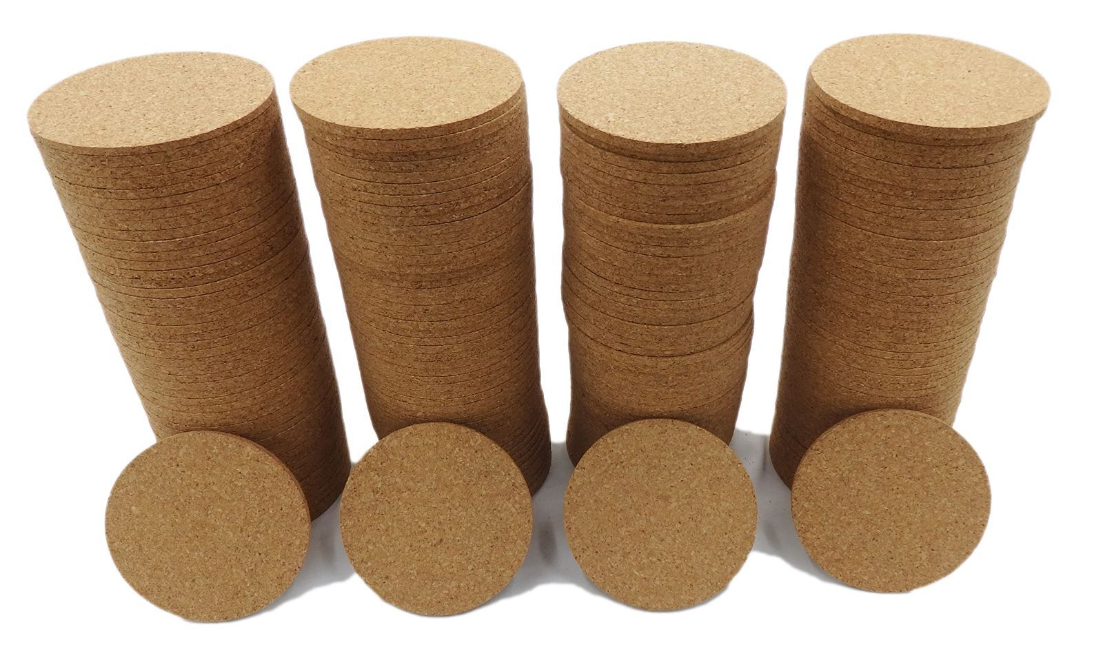 在庫セール 3532 PPLS コルクコースター 円形 直径9cm 4mm厚 200個セット