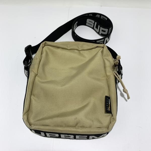 supreme 18ss ショルダーバッグ ベージュ 18SS】Supreme Shoulder Bag Box Logo ショルダーバッグ 黒