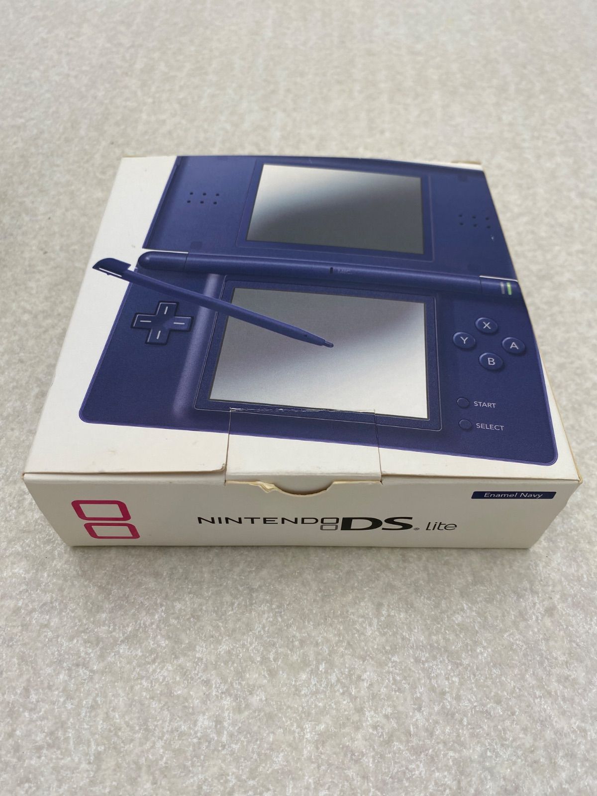 Nintendo DS lite エナメルネイビー 通電確認済✨️ニンテンドーDS