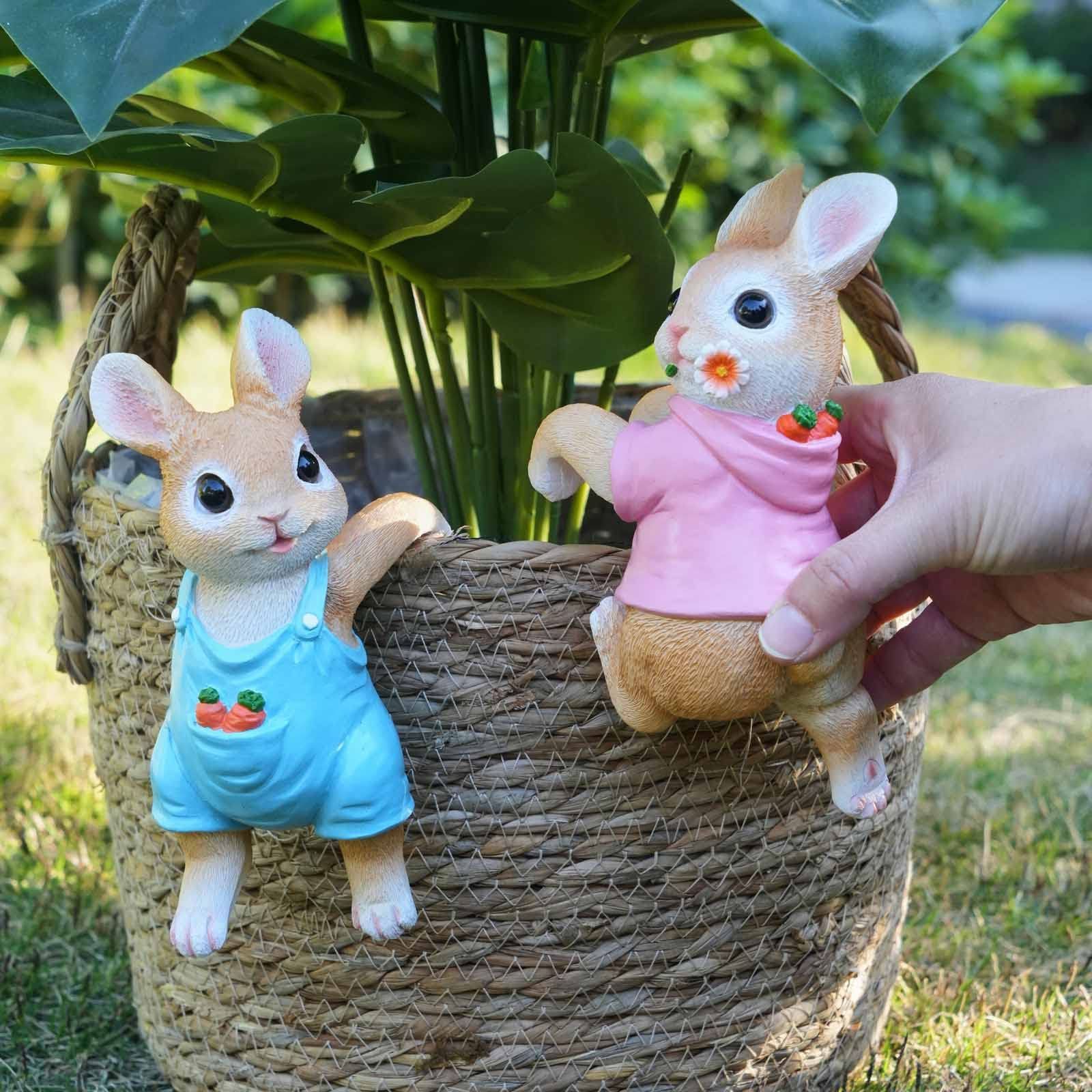 【♥︎】うさぎ置物 ガーデニング雑貨 可愛い雑貨 置物 可愛い雑貨 新品 ガーデニング 置物 かわいいうさぎ 置物 ガーデン