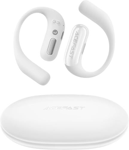 存在を無しに挑戦 ACEFAST オープンイヤー イヤホン ワイヤレス Bluetooth 5.4 耳を塞がない 軽量 ランニング スポーツイヤホン 急速充電 マイク付き 耳掛け 左右分離型 完全ワイヤレスイヤホン タイプC 空気伝導