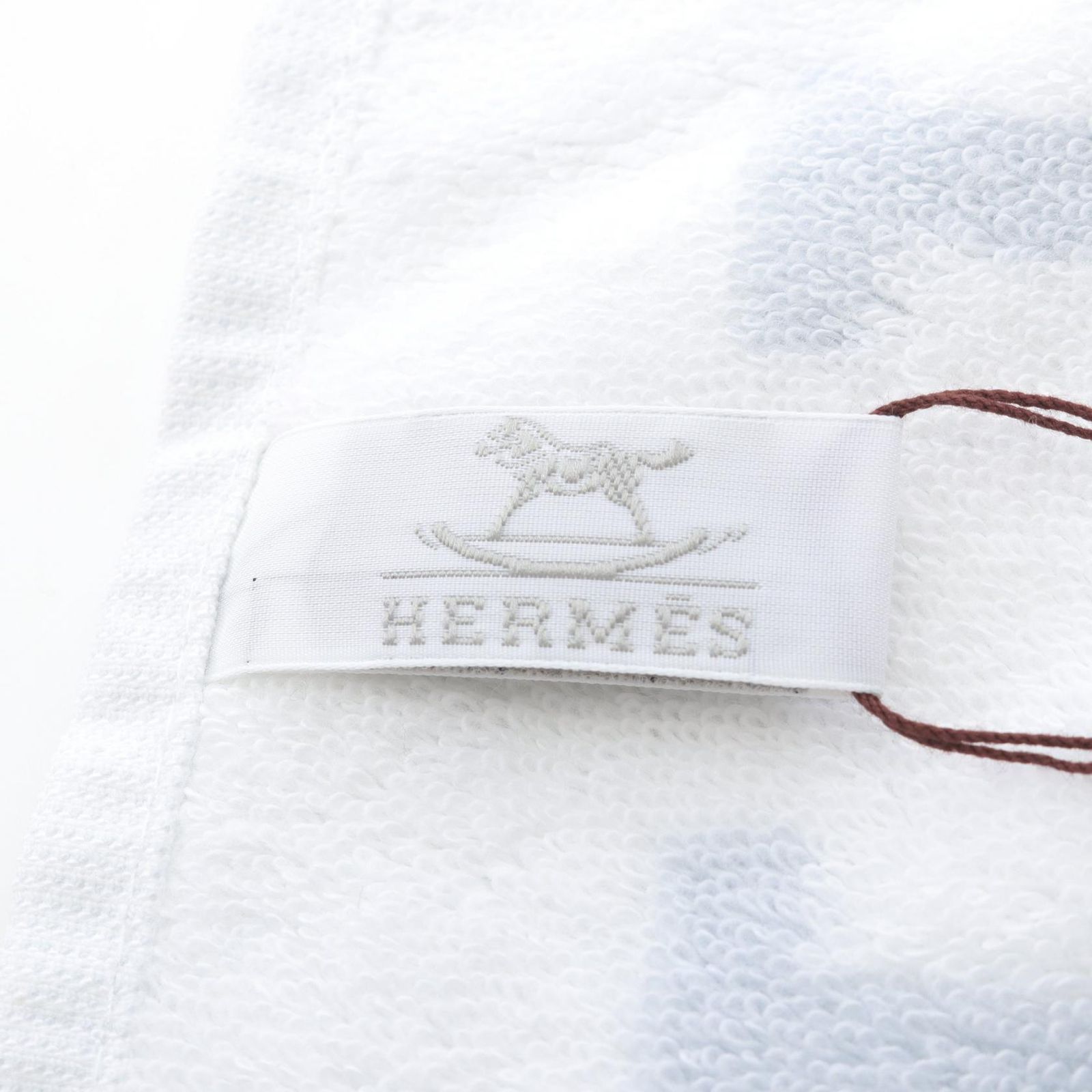 HERMES エルメス カレタオル アヴァロン ブルーグラシエ タオル