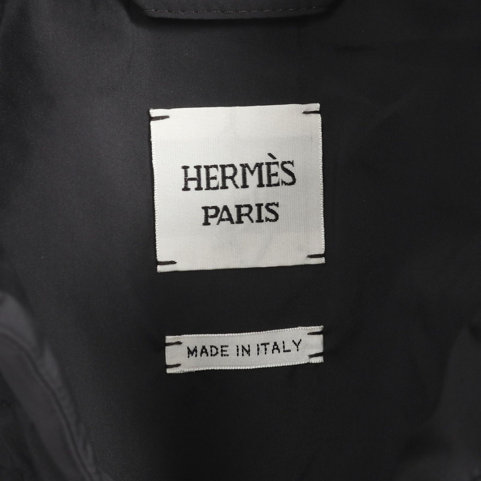 エルメス HERMES ベスト クルードセル キルティング ボンバーベスト