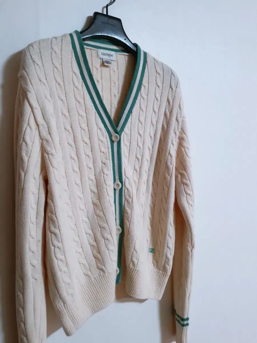 sienne シエンヌ ケーブル カーディガン