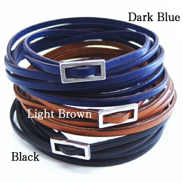 全3色 ユニセックス ぐるぐるラップレザー革風ブレスレット 誕生日