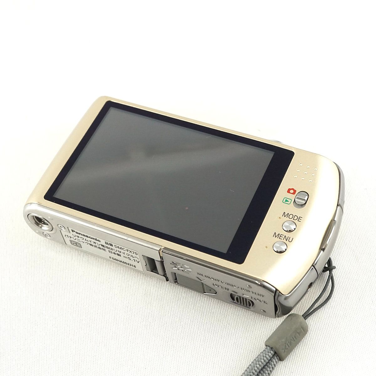 Panasonic LUMIX DMC-FX70 デジタルカメラ USED美品 本体+バッテリー