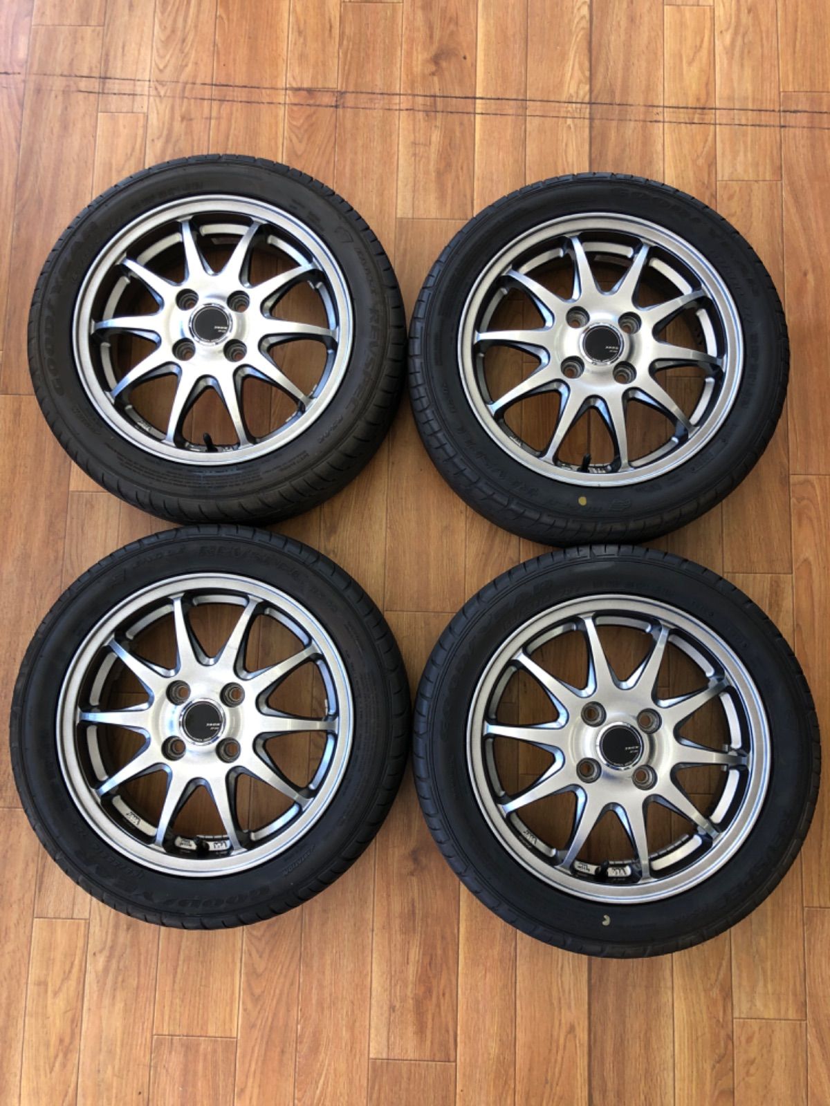 165/55R14 軽自動車 サマータイヤ アルミホイールset EAGLE