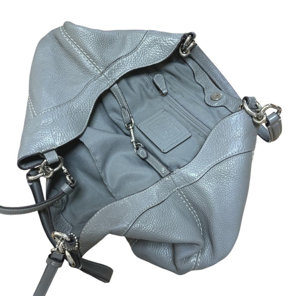 コーチ F28992 ショルダーバッグ 2way グレー ステッチ COACH コーチ 2way ショルダーバッグ グレー F28992 SVET - メルカリ