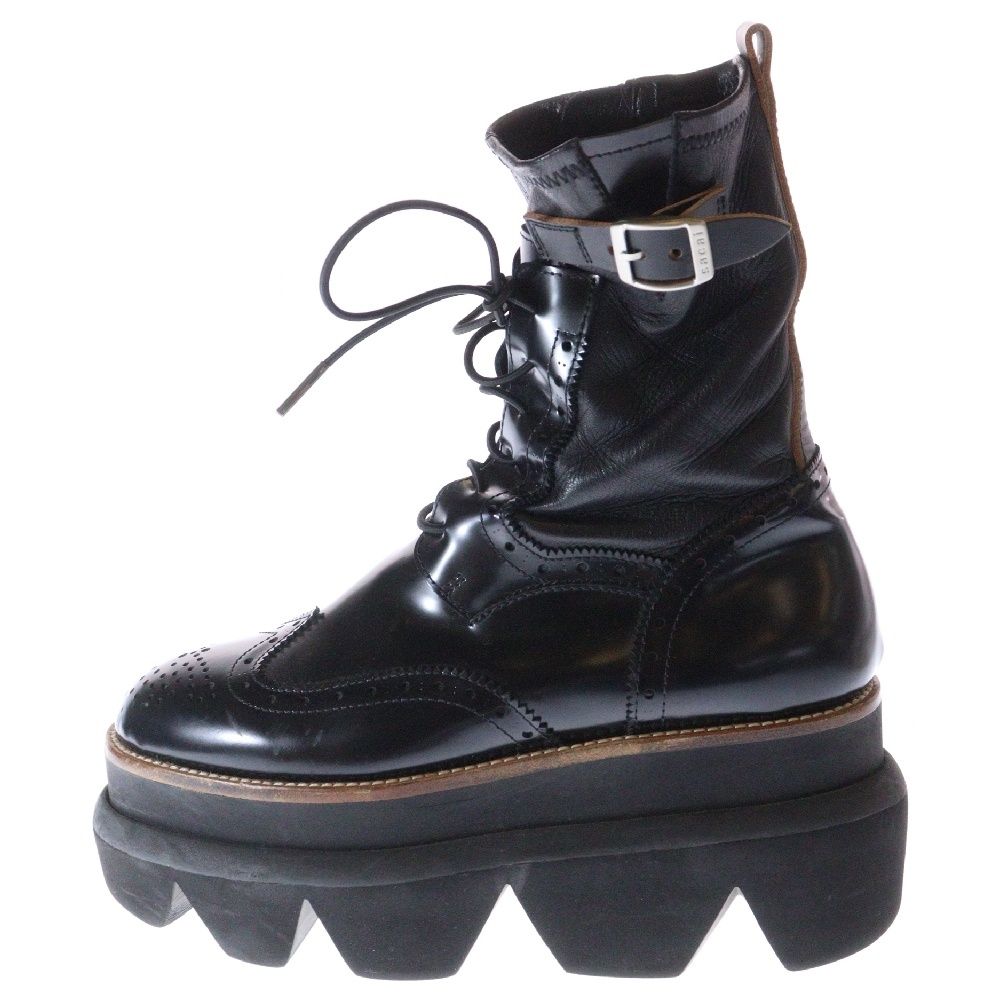Sacai (サカイ) Wingtip Engineer Sock Boots ウイングチップ