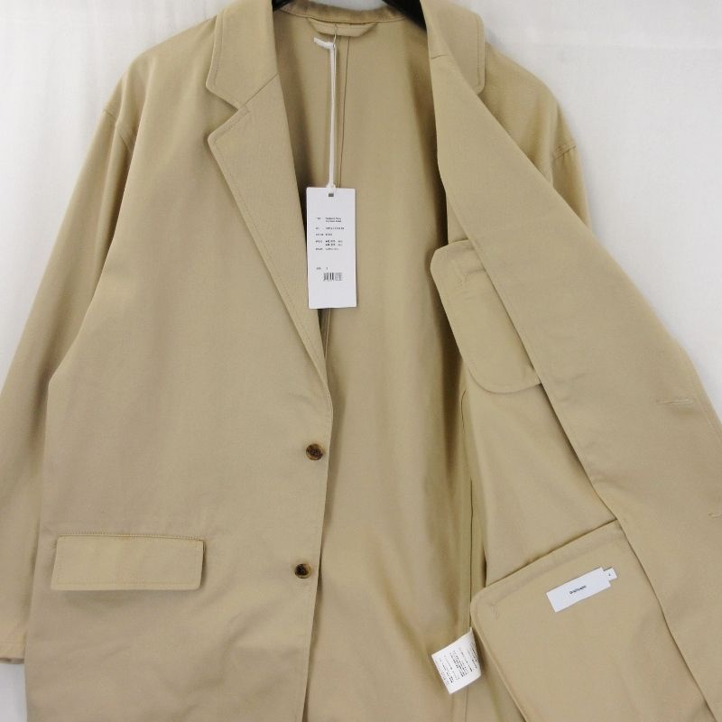 未使用 Graphpaper グラフペーパー Westpoint Chino Oversized Jacket GM241-20068B ウエストポイント ベージュ 2 タグ付き 20018698