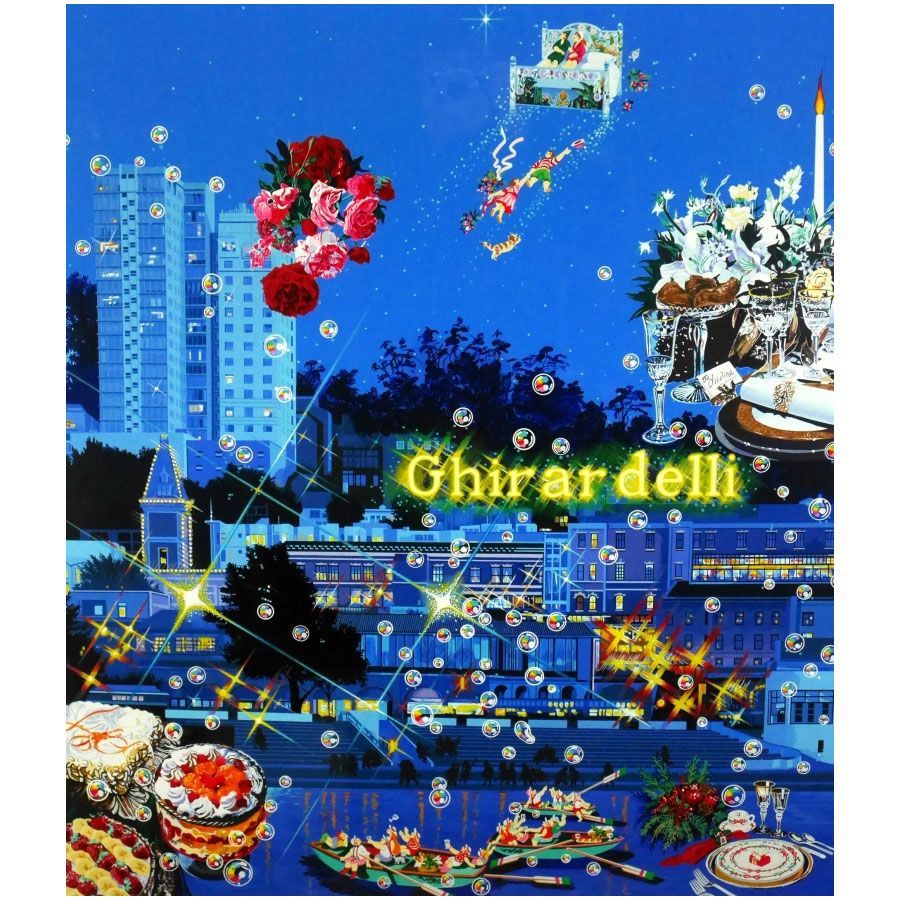 ヒロヤマガタ【ピーターパン・アンダー・ザ・ムーン】シルクスクリーン