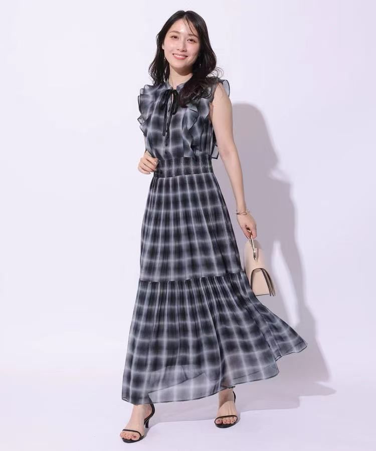 Apuweiser-riche ニュアンスフラワープリントワンピース Apuweiser