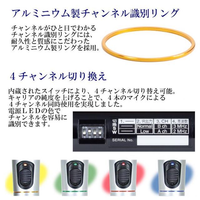 赤外線ワイヤレスマイク