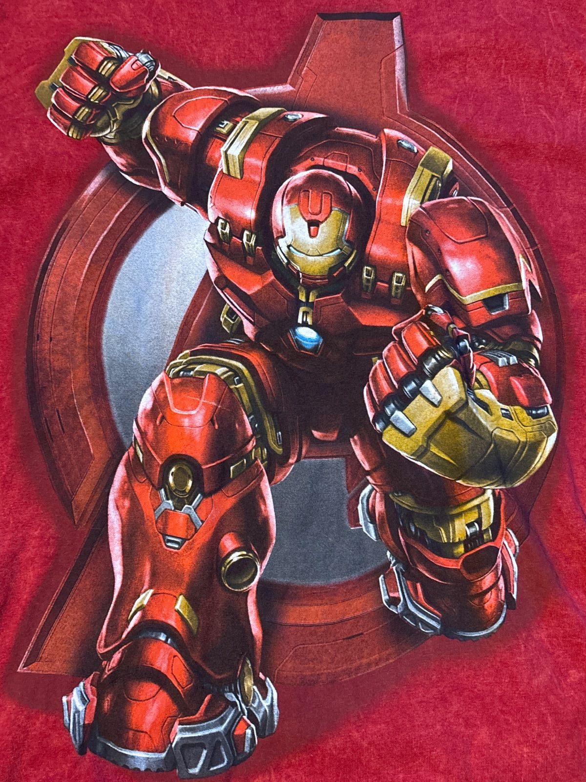 Marvel´s The Avengers　アベンジャーズ　アイアンマン　ダークレッド　深紅　紅　マーベル　ムービーTシャツ　x-men  スパイダーマン　バットマン　ガーディアンズオブギャラクシー