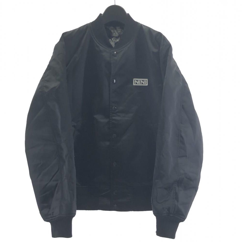 【中古】NUMBER(N)INE 音符ナイロンスタジャン サイズ3 ブラック ナンバーナイン[17]