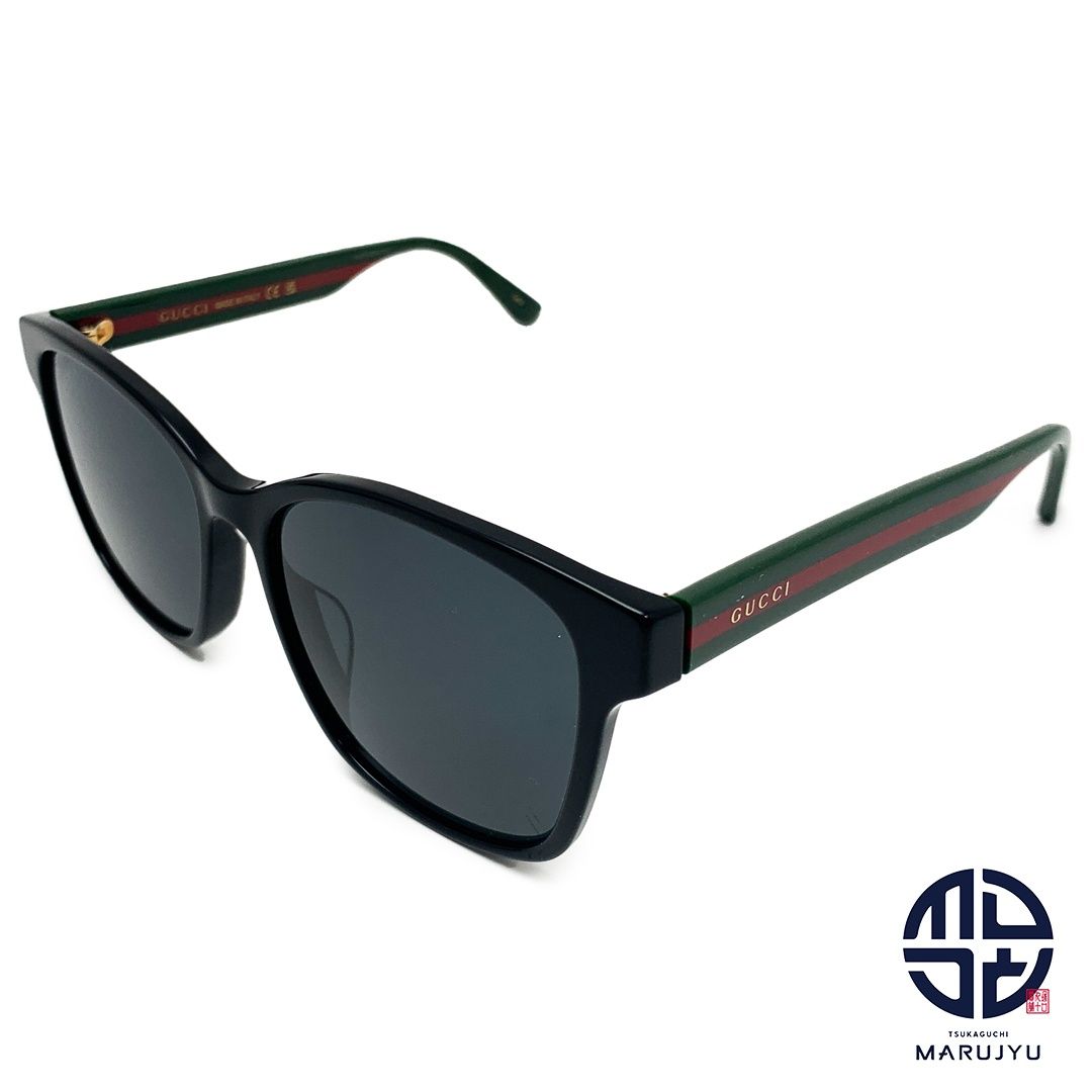 GUCCI グッチ 黒 ブラック シェリーライン サングラス GG0417SK 小物