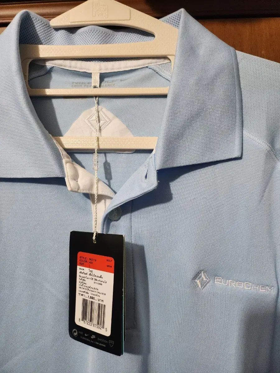 EUROCHEM スカイブルー 半袖 ポロTシャツ NIKE ゴルフ シャツ mizuno WHO フーディー