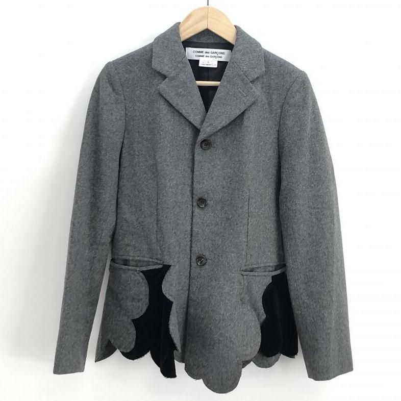 COMMES des GARCONS ダークグレー テーラードジャケット COMME des GARÇONS テーラードジャケット S ダークグレー