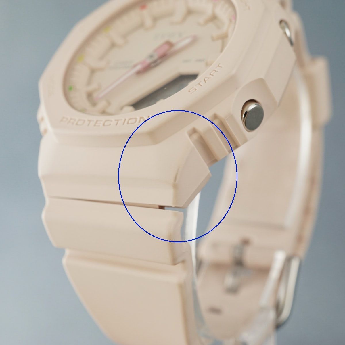 G-SHOCK　ITZYコラボレーション　　中古美品 G-SHOCK × ITZY コラボ 腕時計 USED美品 GMA-P2100IT ベージュ