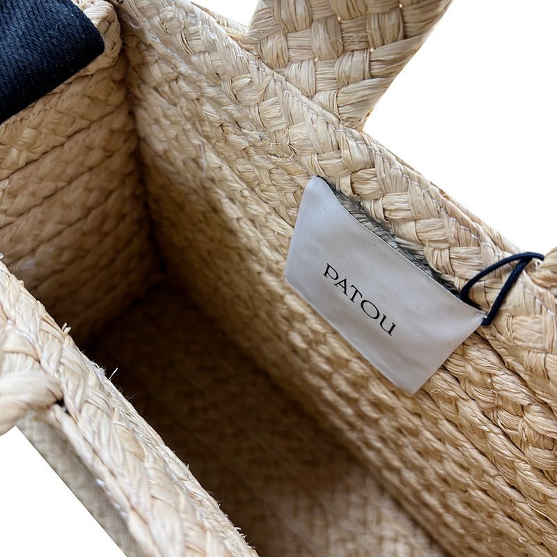 【送関込】Patou☆パトゥ ラフィア JPトート スモール 楽天市場】Patou パトゥ Small Patou Rafia Tote Bag かごバッグ