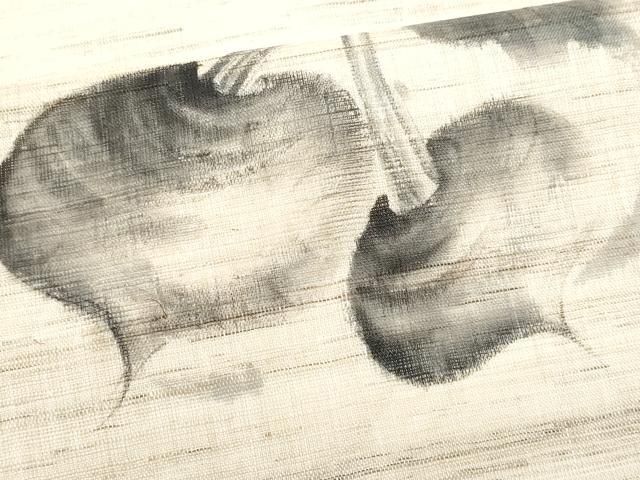 未着用　名古屋帯　佐賀錦　雪輪紋　花模様　鶴　唐花草　亀甲　着物　083a d 未着用 名古屋帯 佐賀錦 雪輪紋 花模様 鶴 唐花草 亀甲 着物 083a