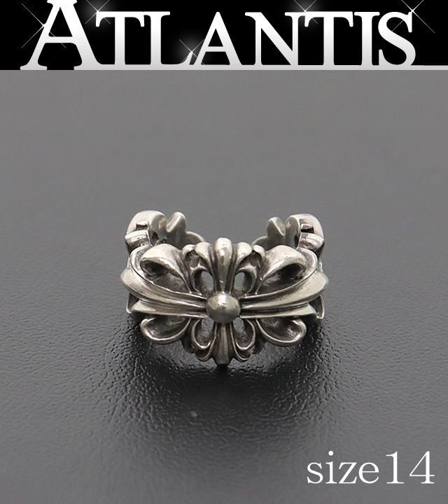 CHROME HEARTS 銀座店 クロムハーツ ダブルフローラルクロス リング