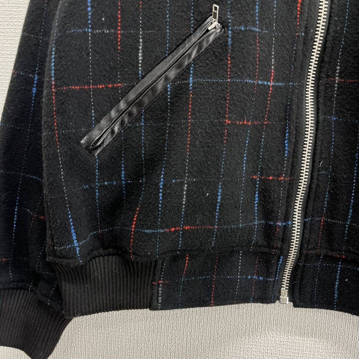 CREAM SODA クリームソーダ カスリ柄 ブルゾン ジップジャケット