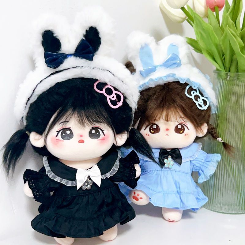 20cm ぬいぐるみ 服 メイドドレス 可愛い 着せ替え 本体無
