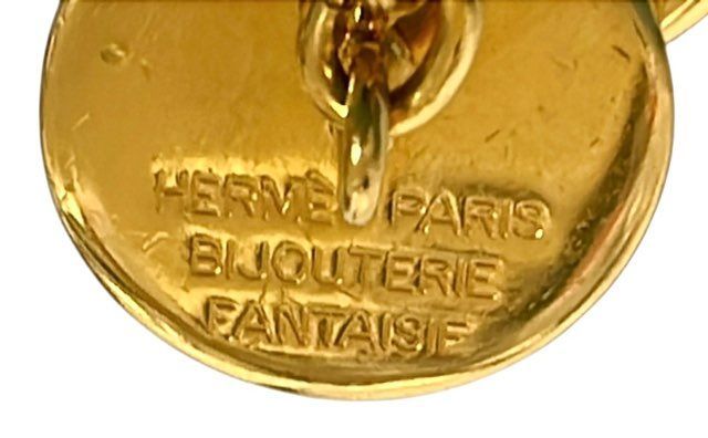 エルメス カフリンクス セリエ ゴールド GP カフス カフスボタン