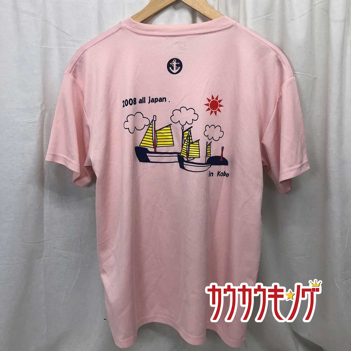 ヴィクタス プラシャツ 半袖シャツ Tシャツ Oピンク  メンズ VICTAS ヤマト卓球 卓球ウェア 2008 全日本 神戸