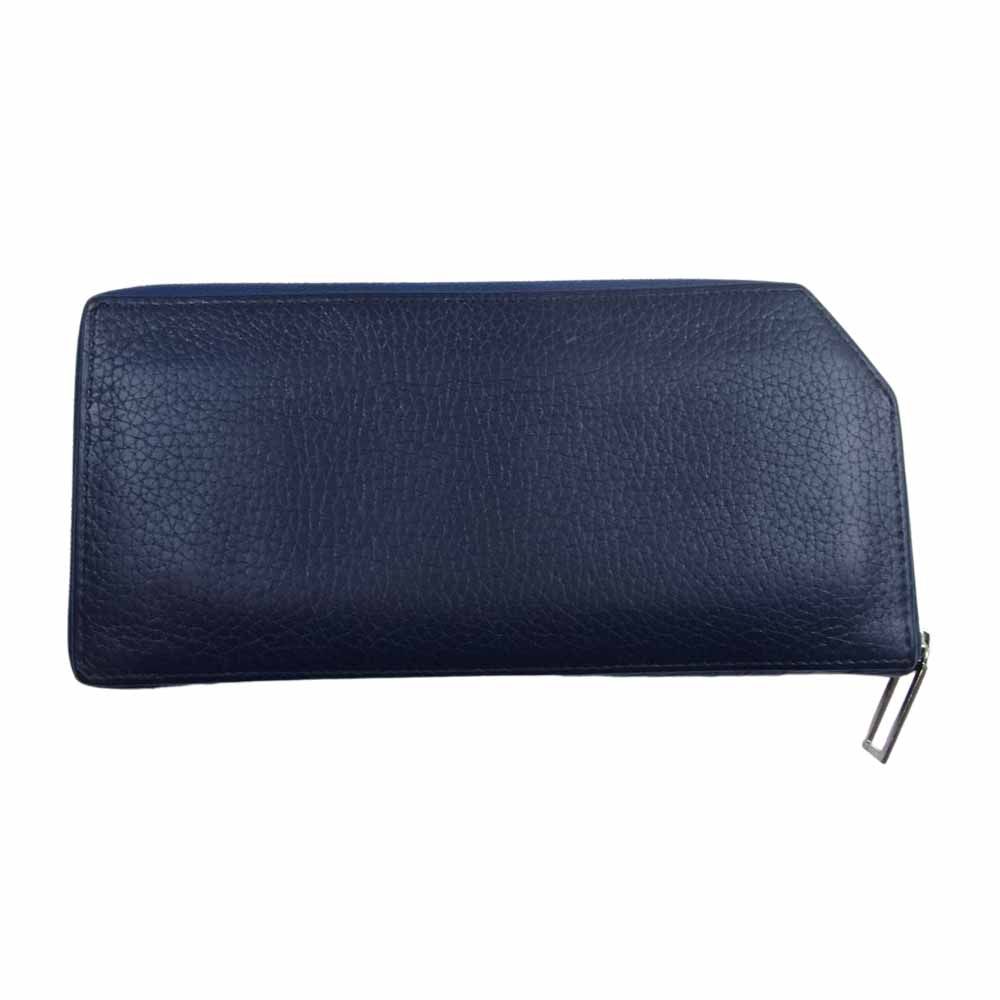 カミーユフォルネ 長財布 ラウンドジップ トリヨン ブルー系 CAMILLE