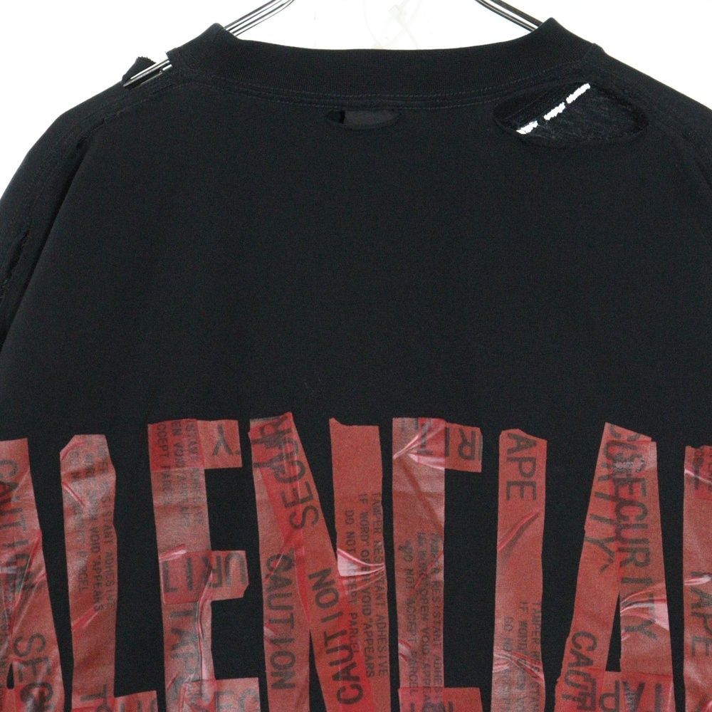 BALENCIAGA (バレンシアガ) 25SS セキュリティーテープロゴ 長袖