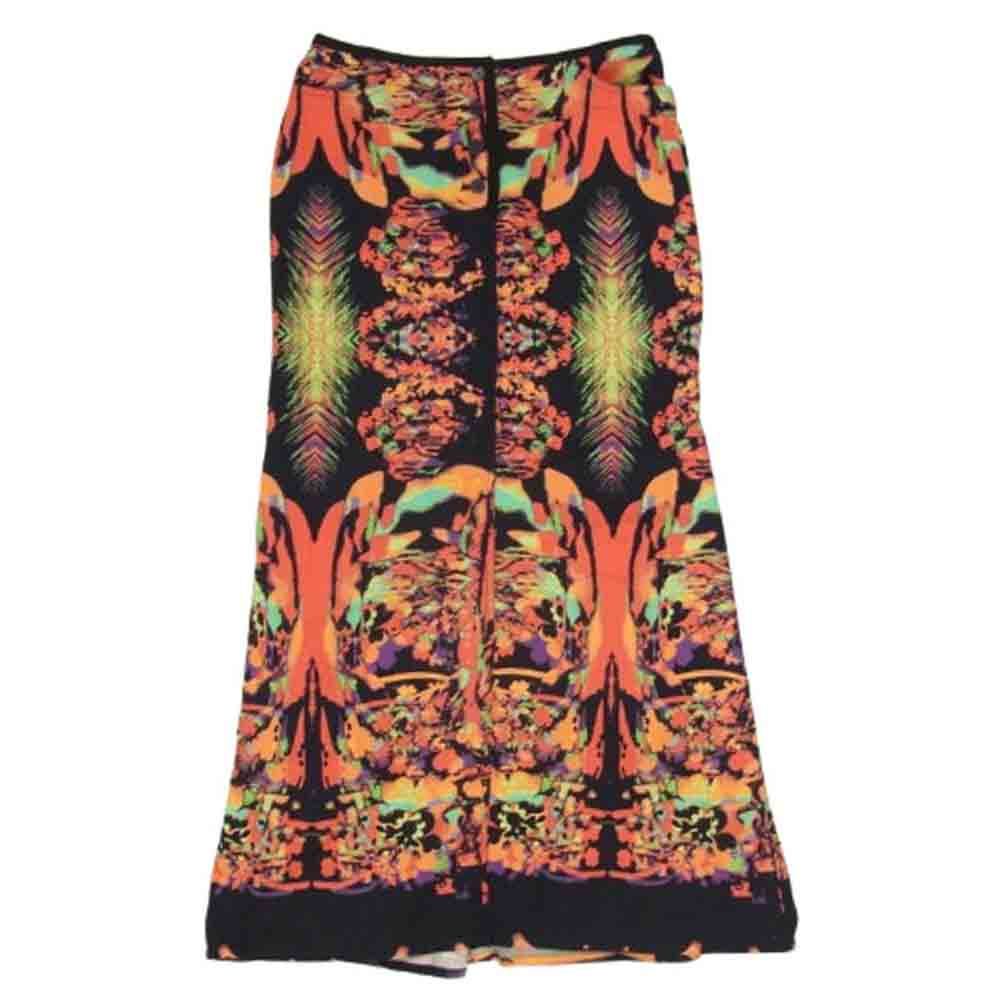 JEAN-PAUL GAULTIER ジャンポールゴルチエ Jean Paul GAULTIER FEMME ジャンポールゴルチエファム 総柄 ロング マーメード スカート ブラック系 40