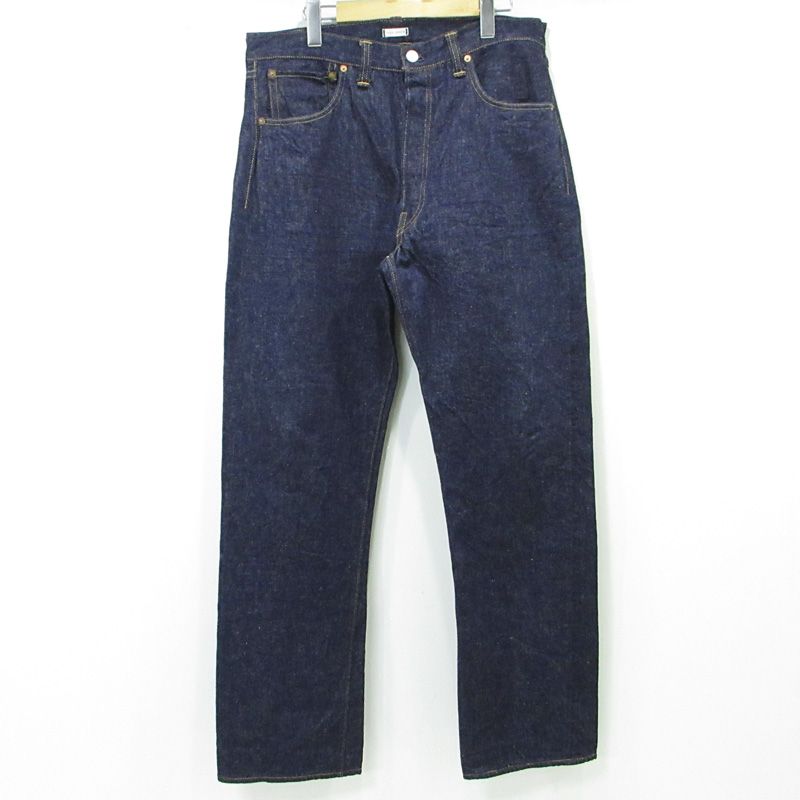 三重本店 DUCK DIGGER WARE HOUSE | ダックディガーウエアハウス ボタンフライデニムパンツ 1001XX ネイビー インディゴ サイズ 34 107