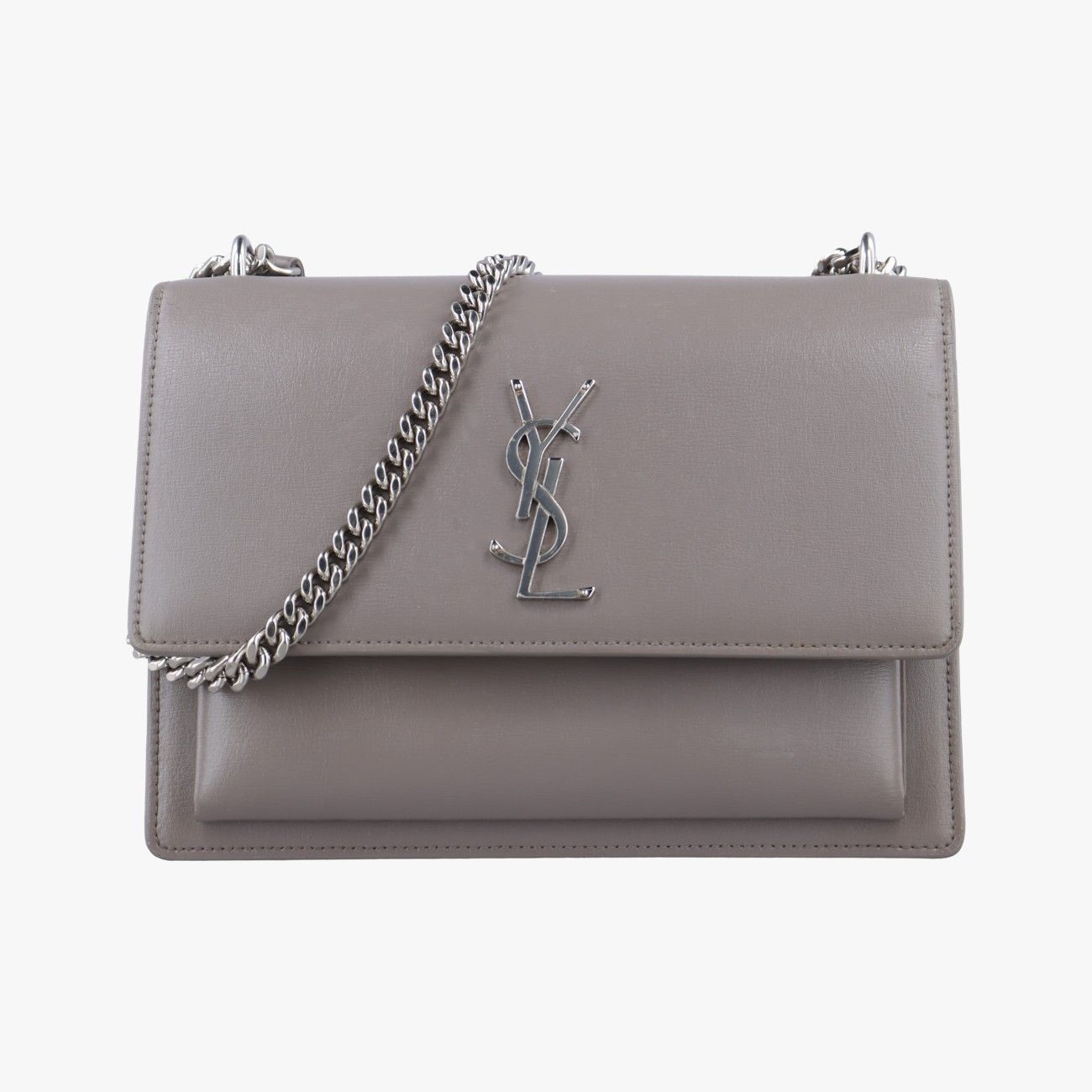 イヴサンローランYves Saint Laurentサンセットグレーレザー442906HCL442906.0717
