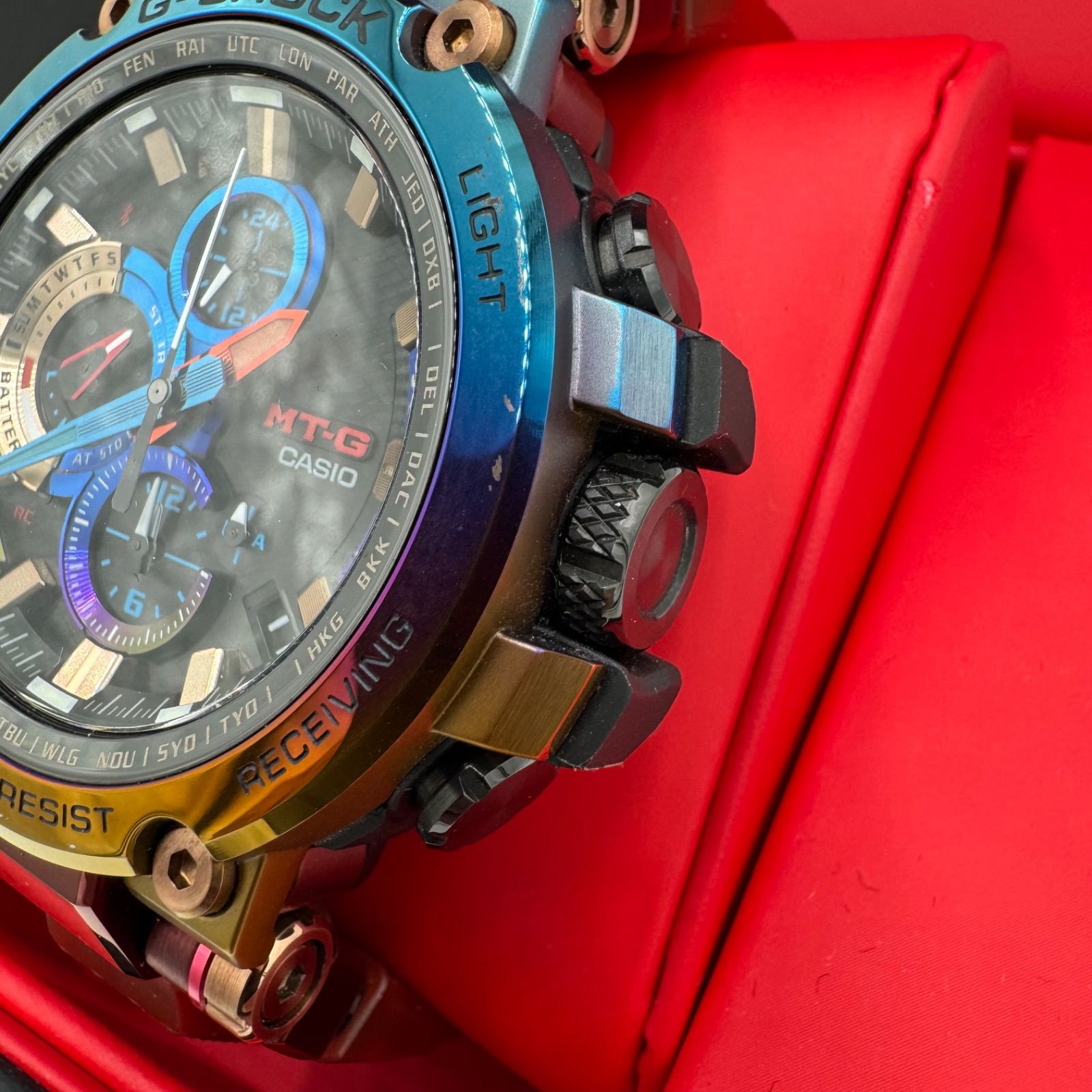 カシオ |G-SHOCK|ジーショック|MTG-B1000VL-4AJR|火山雷|電波ソーラー