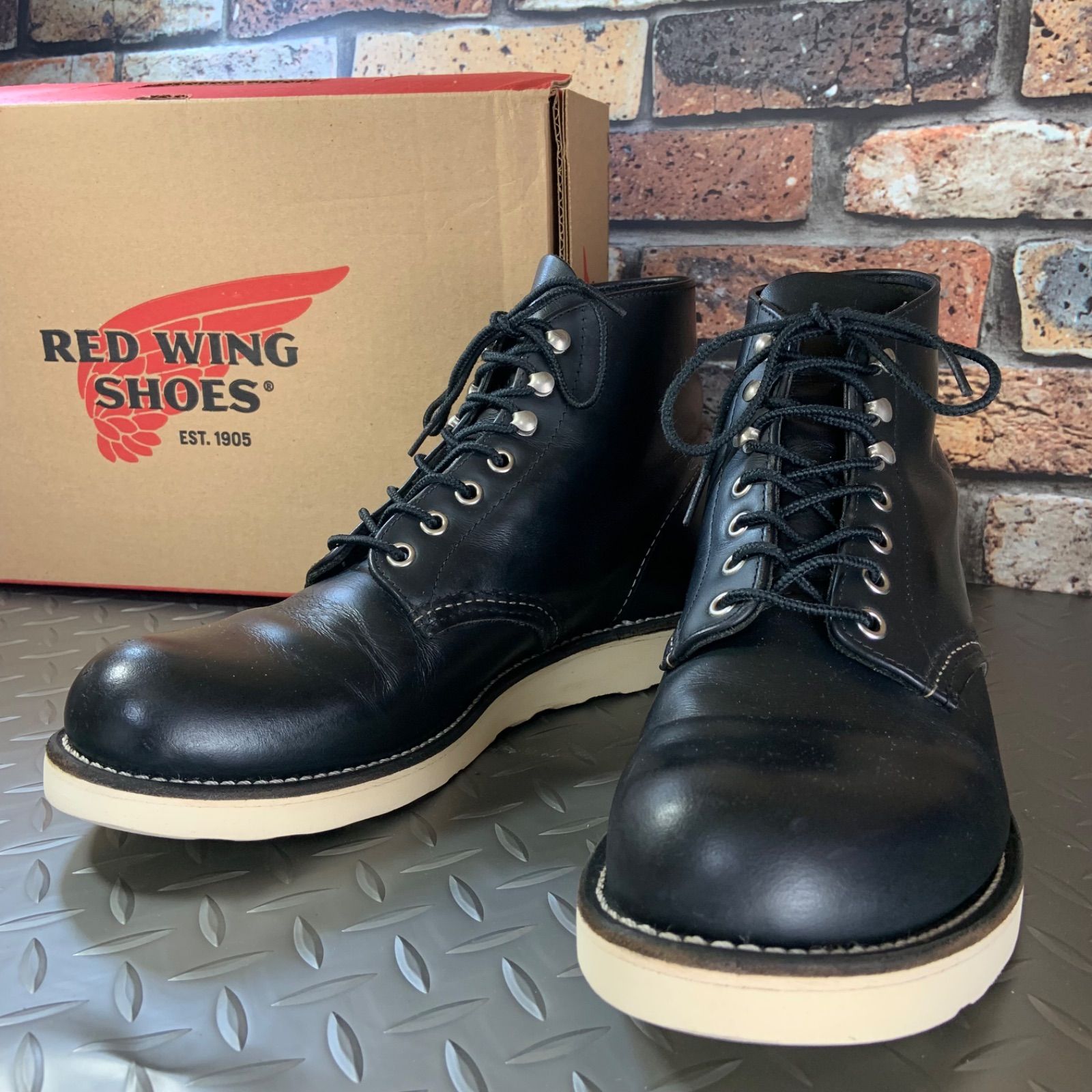 ☆REDWING 8165 ラウンドトゥ 2011年製 US8D (24B29) - メルカリ