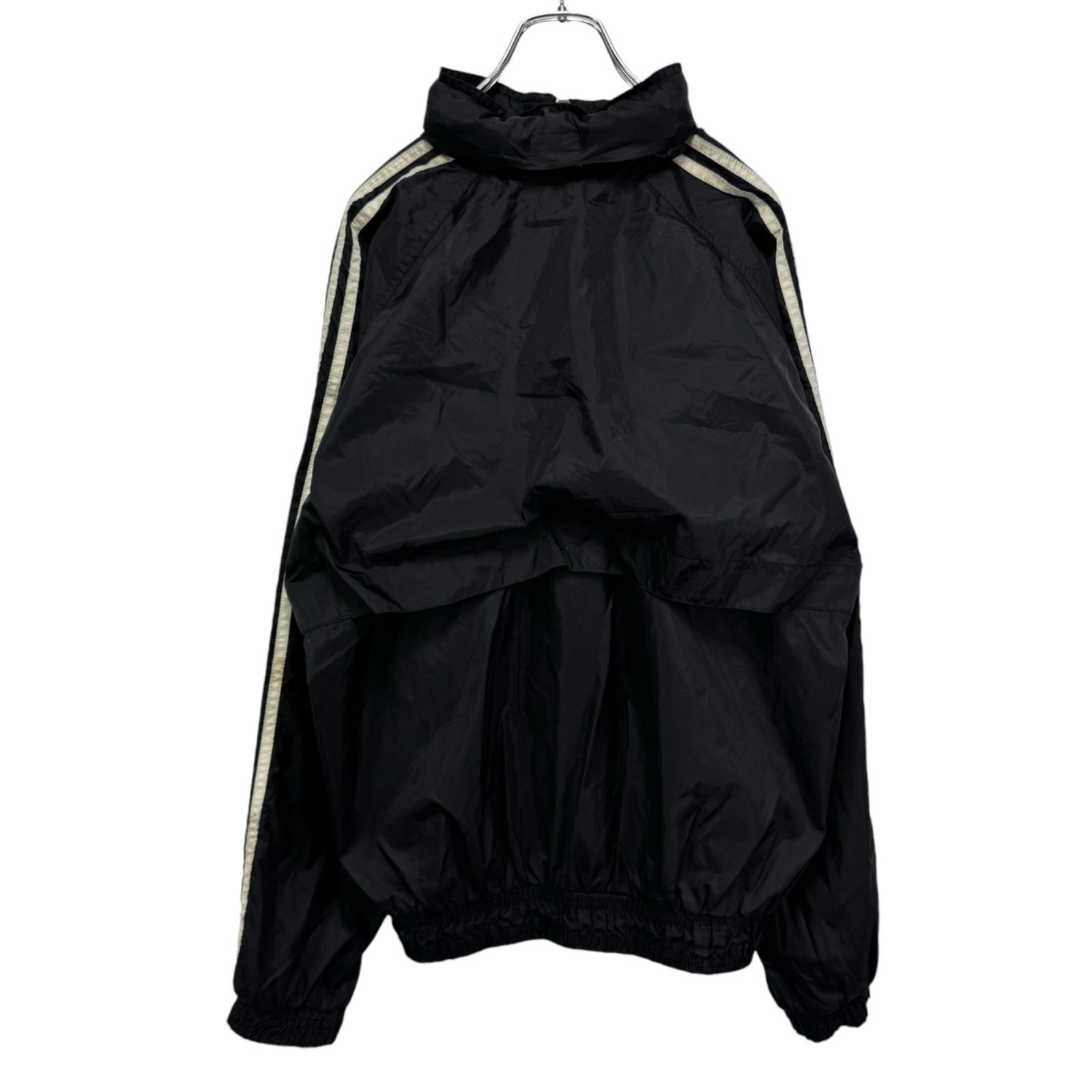 80s adidas Logo Embroidery Nylon Zip-up Jacket アディダス ナイロン 