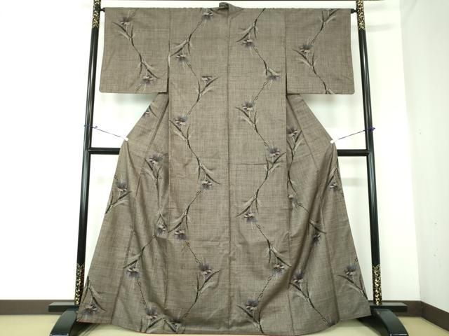 平和屋着物○本場大島紬 7マルキ 草花文 正絹 逸品 DAAQ3400ps - メルカリ 