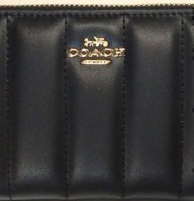 COACH ブラック 長財布 コーチ 新品 メンズ レディース 財布 黒 J08 ...