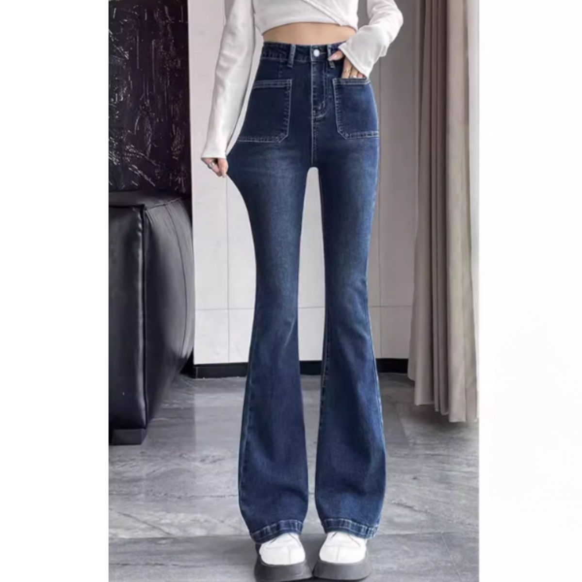 デニムパンツ レディース フレアパンツ デニム パンツ フレア
